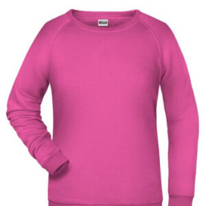 Sweater met ronde hals en raglanmouwen voor dames